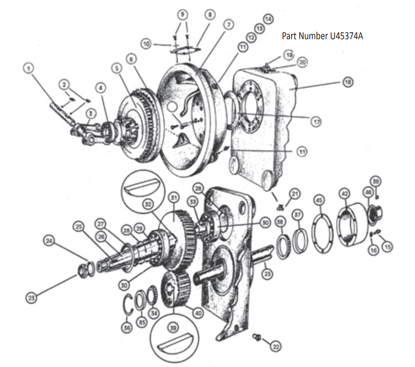 Picture of Single Stage Transmission with #3 Bell Housing - New Style