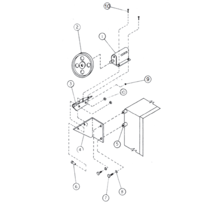 Picture of Footage Counter Assembly Parts