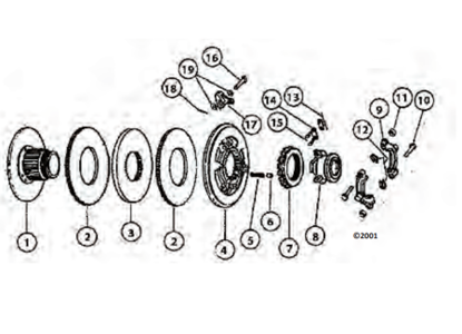 Picture of Dual Stage Transmission Clutch Rebuild Kit