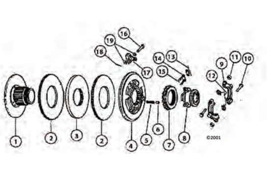 Picture of Dual Stage Transmission Collar Assembly Kit